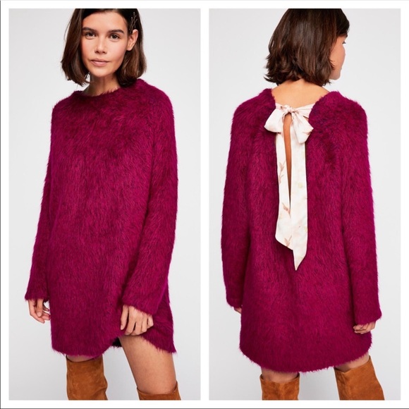 BNWOT Free People Bon Bon Sweater Dress Sz Small - Picture 3 of 12